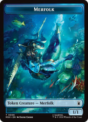 Merfolk // Doombot Double-Sided Token [Marvel Super Heroes Tokens] | Exor Games Truro