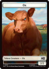 Ox // Vibranium Double-Sided Token [Marvel Super Heroes Commander Tokens] | Exor Games Truro