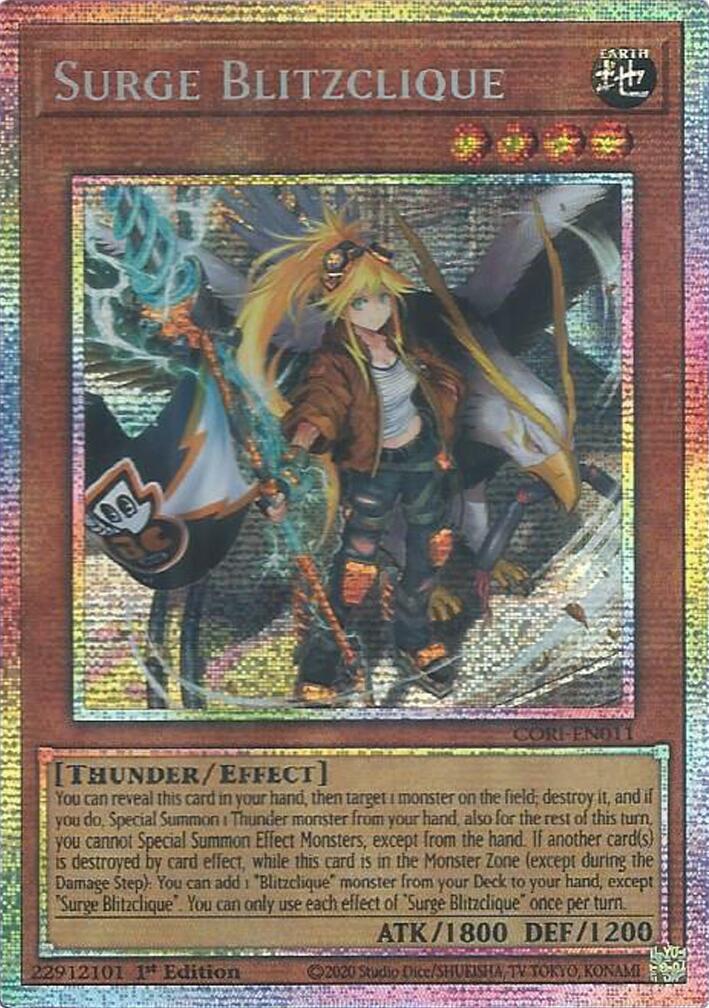 Surge Blitzclique (Starlight Rare) [CORI-EN011] Starlight Rare | Exor Games Truro