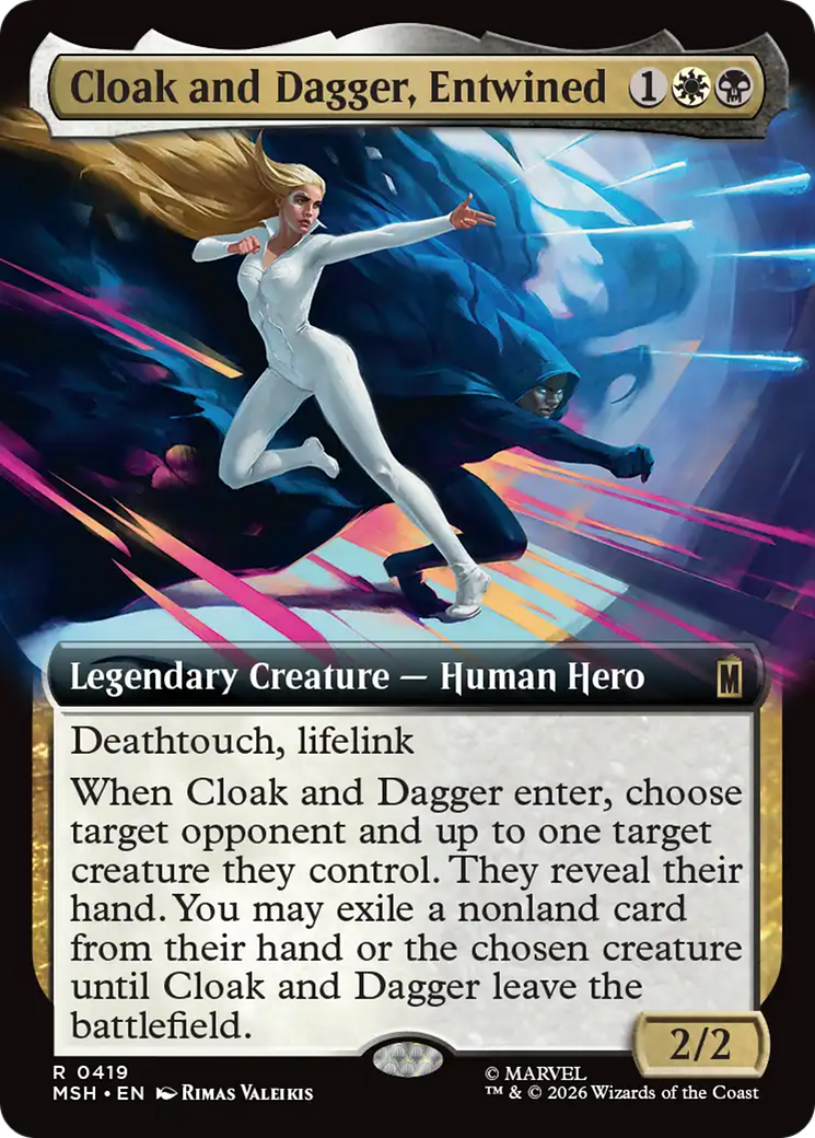 Cloak and Dagger, Entwined (Extended Art) [Marvel Super Heroes] | Exor Games Truro