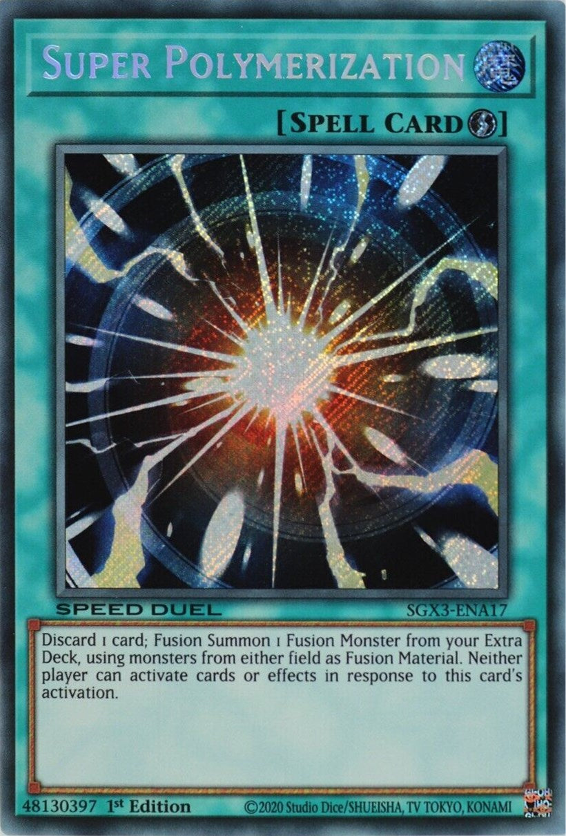 Super Polymerization [SGX3-ENA17] Secret Rare | Exor Games Truro