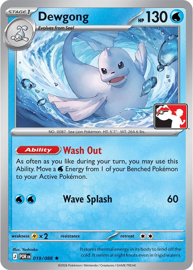 Dewgong (019/088) [Prize Pack Series Nine] | Exor Games Truro
