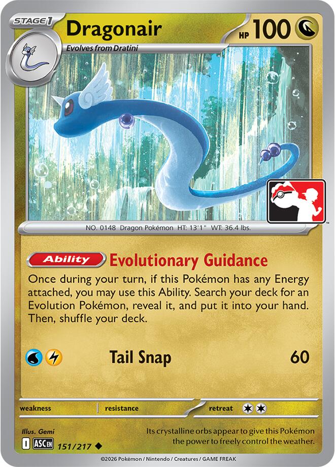Dragonair (151/217) [Prize Pack Series Nine] | Exor Games Truro