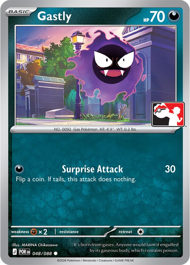 Gastly (048/088) [Prize Pack Series Nine] | Exor Games Truro