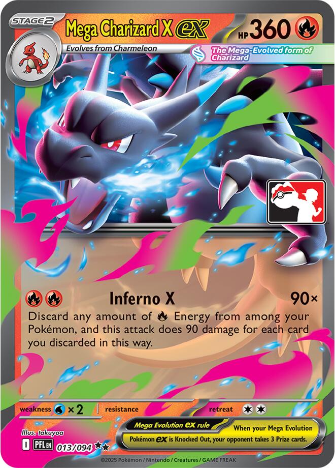 Mega Charizard X ex (013/094) [Prize Pack Series Nine] | Exor Games Truro