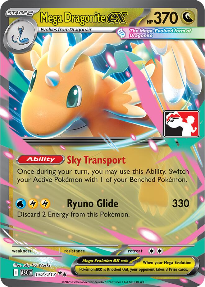 Mega Dragonite ex (152/217) [Prize Pack Series Nine] | Exor Games Truro