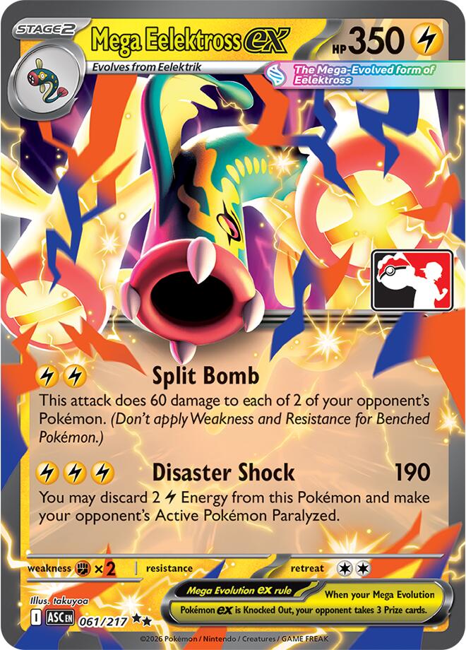 Mega Eelektross ex (061/217) [Prize Pack Series Nine] | Exor Games Truro