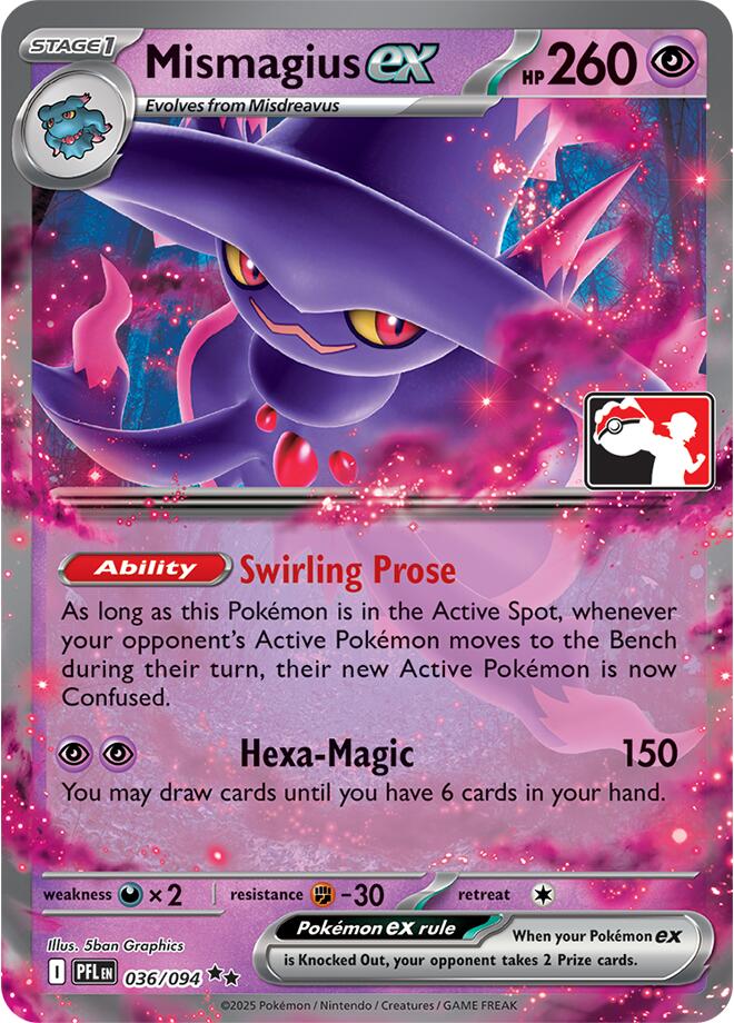 Mismagius ex (036/094) [Prize Pack Series Nine] | Exor Games Truro