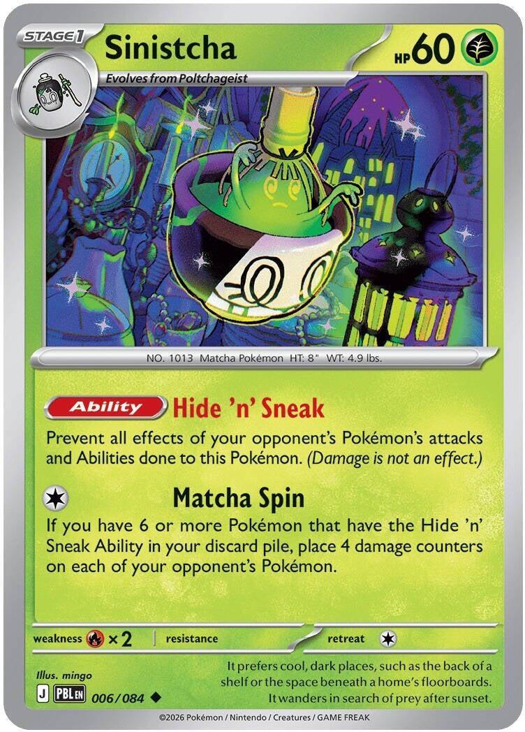 Sinistcha (006/084) [Mega Evolution: Pitch Black] | Exor Games Truro