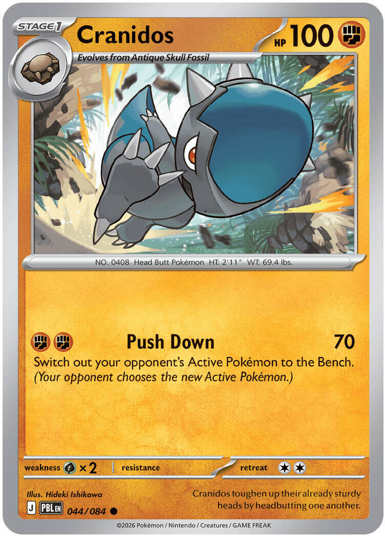 Cranidos (044/084) [Mega Evolution: Pitch Black] | Exor Games Truro