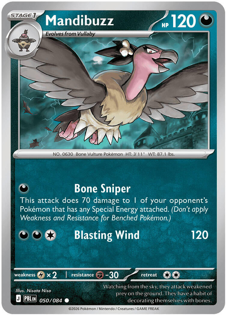 Mandibuzz (050/084) [Mega Evolution: Pitch Black] | Exor Games Truro