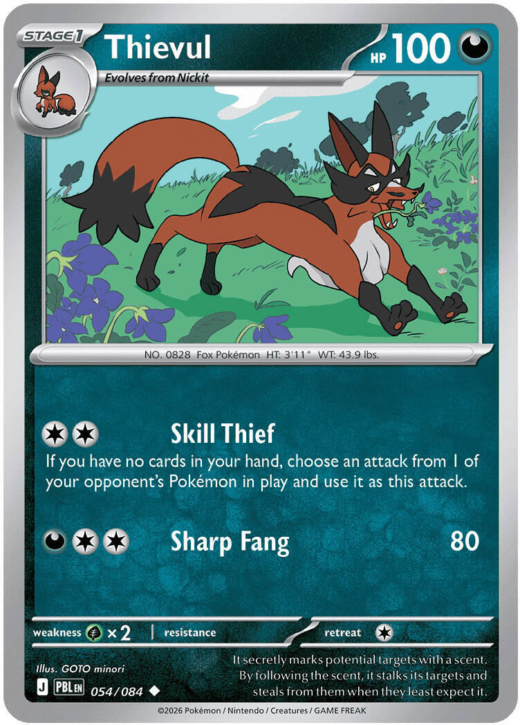 Thievul (054/084) [Mega Evolution: Pitch Black] | Exor Games Truro