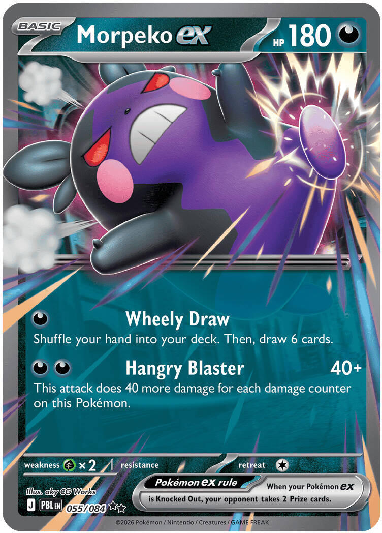 Morpeko ex (055/084) [Mega Evolution: Pitch Black] | Exor Games Truro