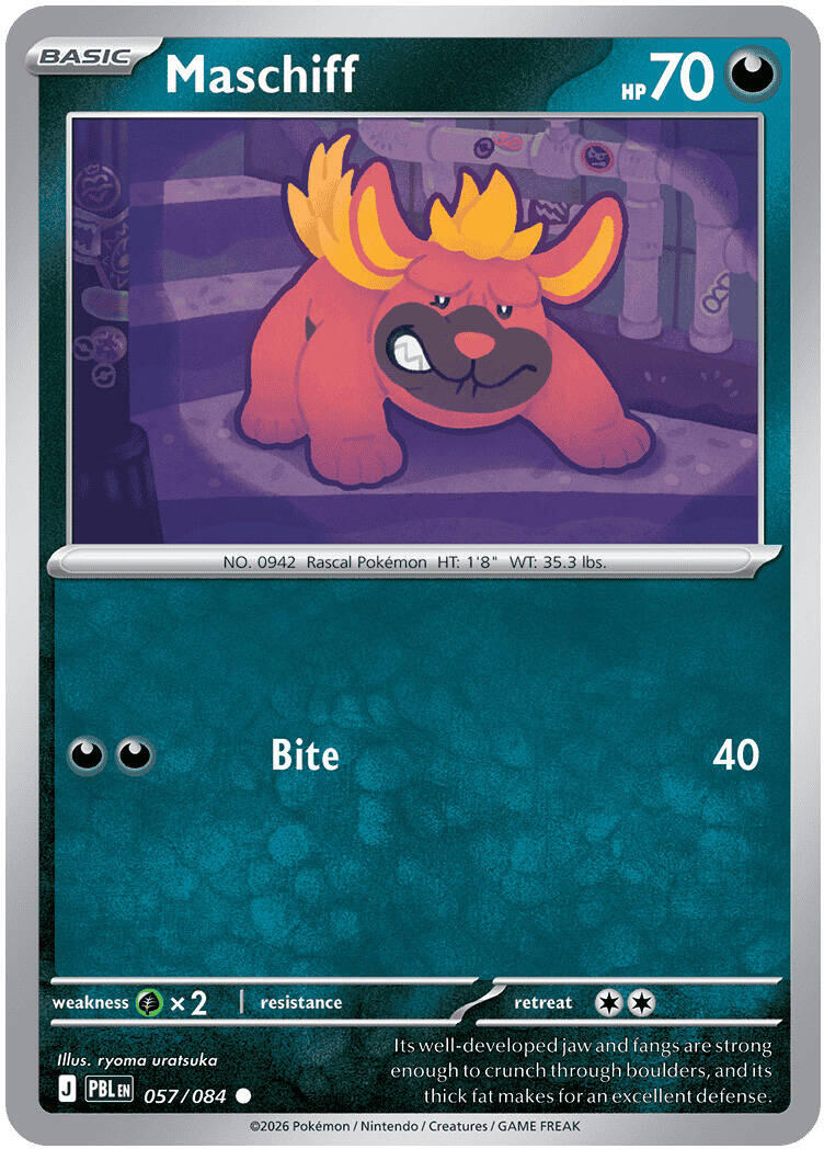 Maschiff (057/084) [Mega Evolution: Pitch Black] | Exor Games Truro