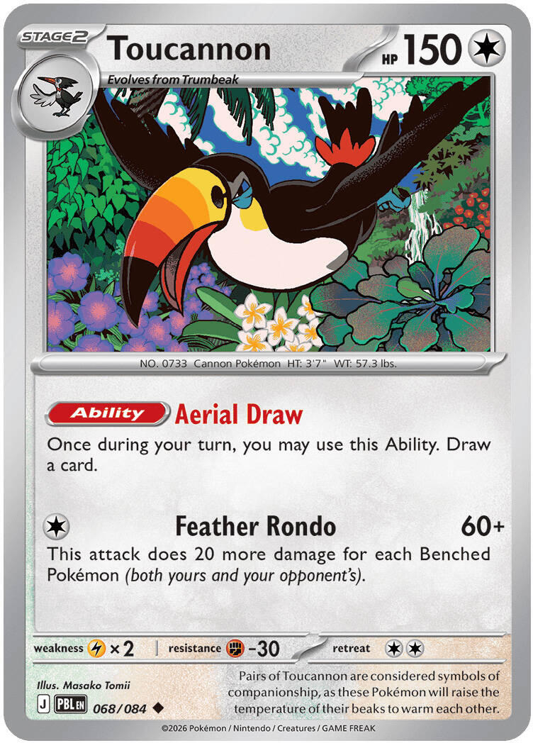 Toucannon (068/084) [Mega Evolution: Pitch Black] | Exor Games Truro