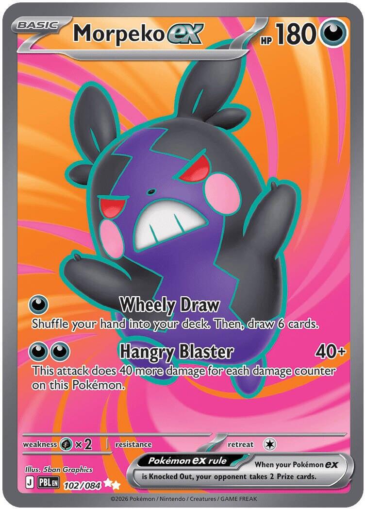 Morpeko ex (102/084) [Mega Evolution: Pitch Black] | Exor Games Truro