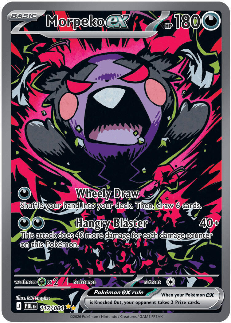 Morpeko ex (117/084) [Mega Evolution: Pitch Black] | Exor Games Truro