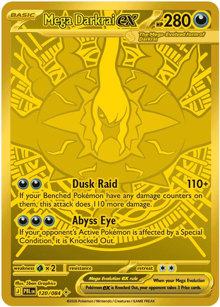 Mega Darkrai ex (120/084) [Mega Evolution: Pitch Black] | Exor Games Truro