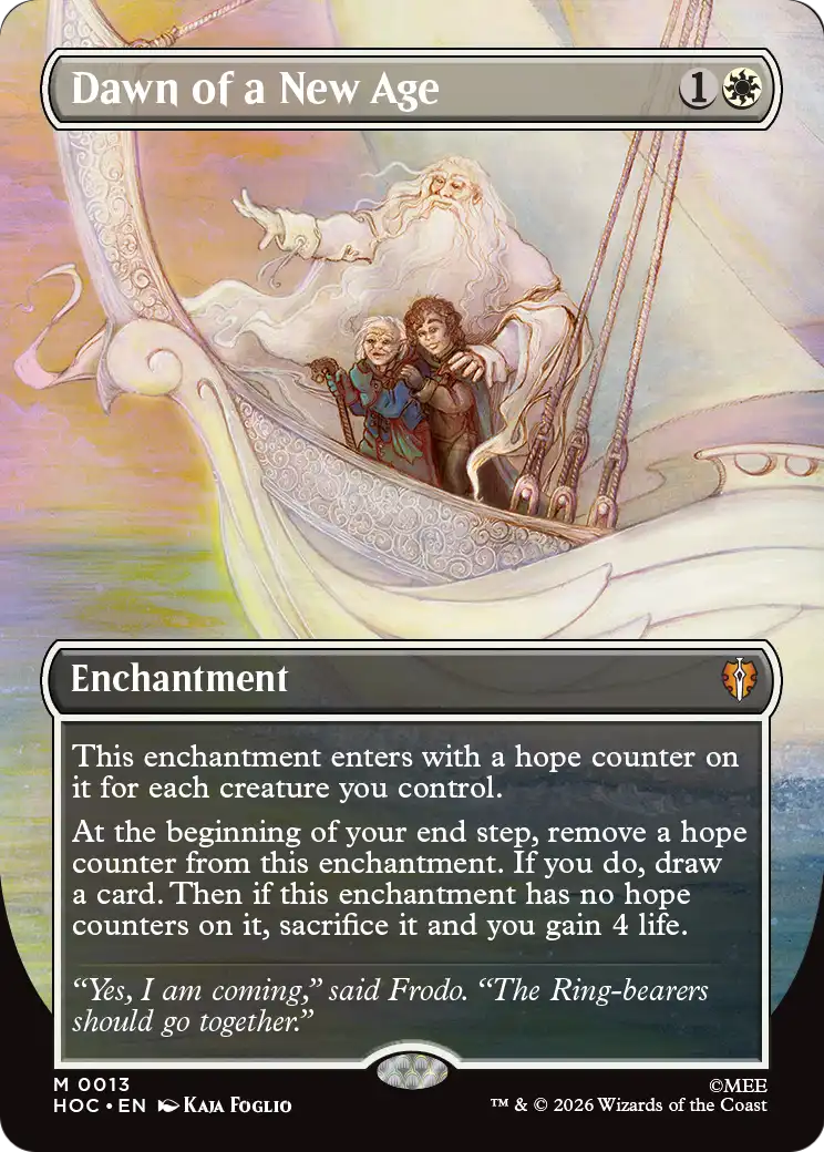 Dawn of a New Age (Borderless) [The Hobbit: Eternal-Legal] | Exor Games Truro