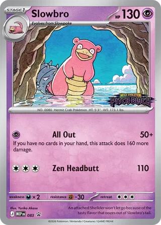 Slowbro (083) (Pitch Black Stamped) [Mega Evolution Promo] | Exor Games Truro