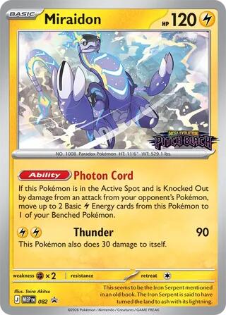 Miraidon (082) (Pitch Black Stamped) [Mega Evolution Promo] | Exor Games Truro