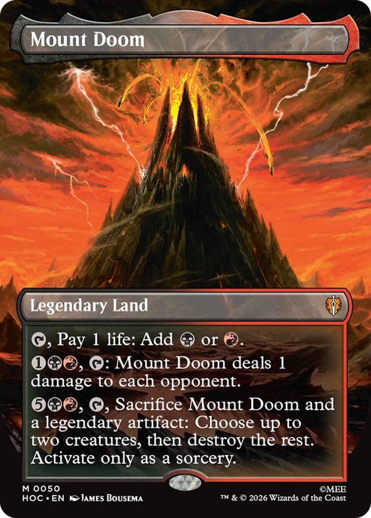 Mount Doom (Borderless) [The Hobbit: Eternal-Legal] | Exor Games Truro