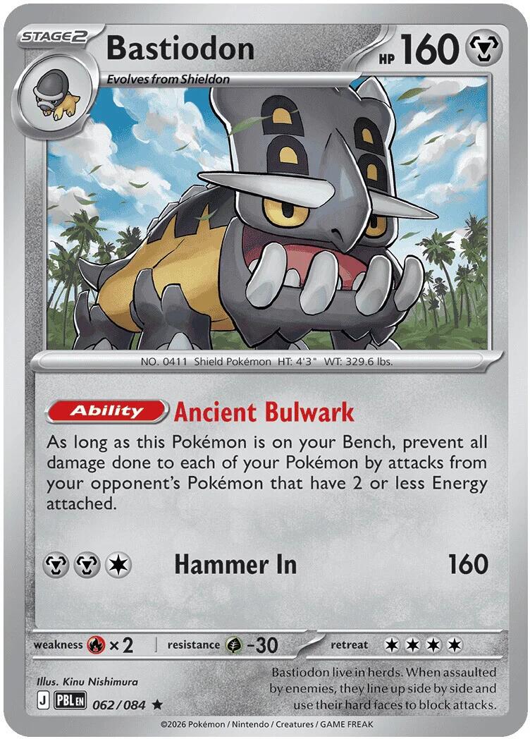 Bastiodon (062/084) (Deck Exclusive) [Mega Evolution: Pitch Black] | Exor Games Truro
