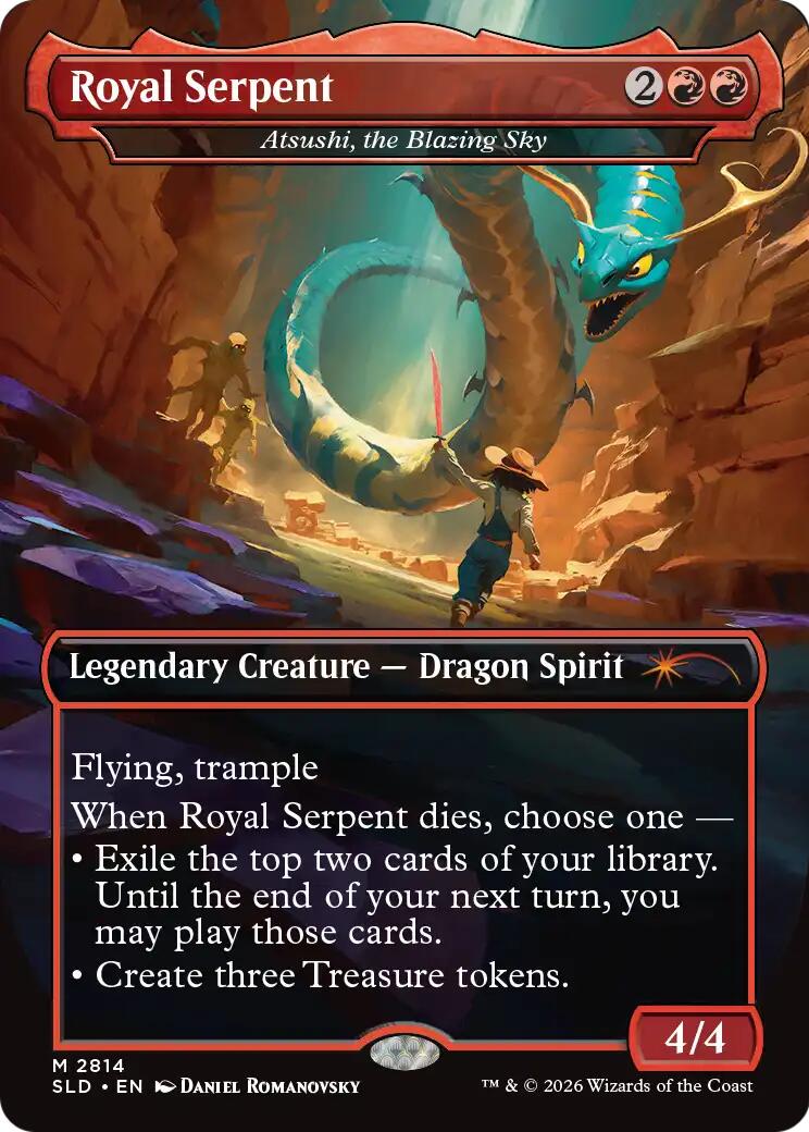 Royal Serpent - Atsushi, the Blazing Sky [Secret Lair Drop Series] | Exor Games Truro