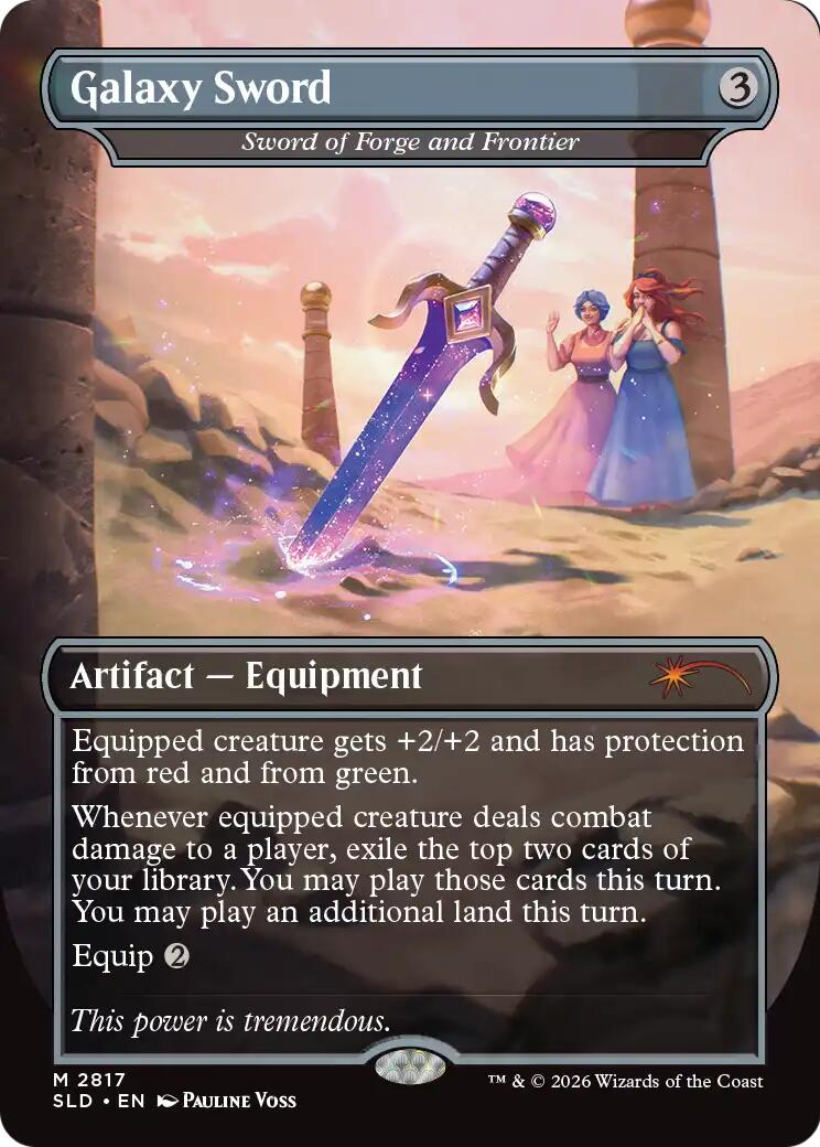 Galaxy Sword - Sword of Forge and Frontier [Secret Lair Drop Series] | Exor Games Truro