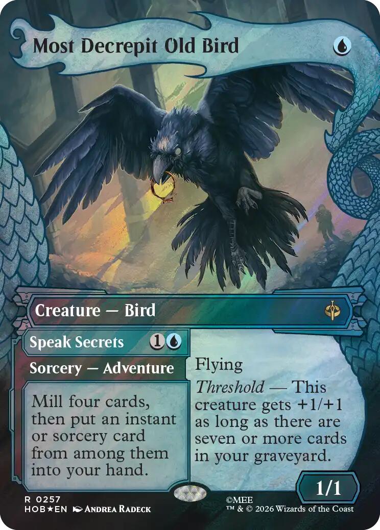 Most Decrepit Old Bird (Showcase) (Surge Foil) [The Hobbit] | Exor Games Truro
