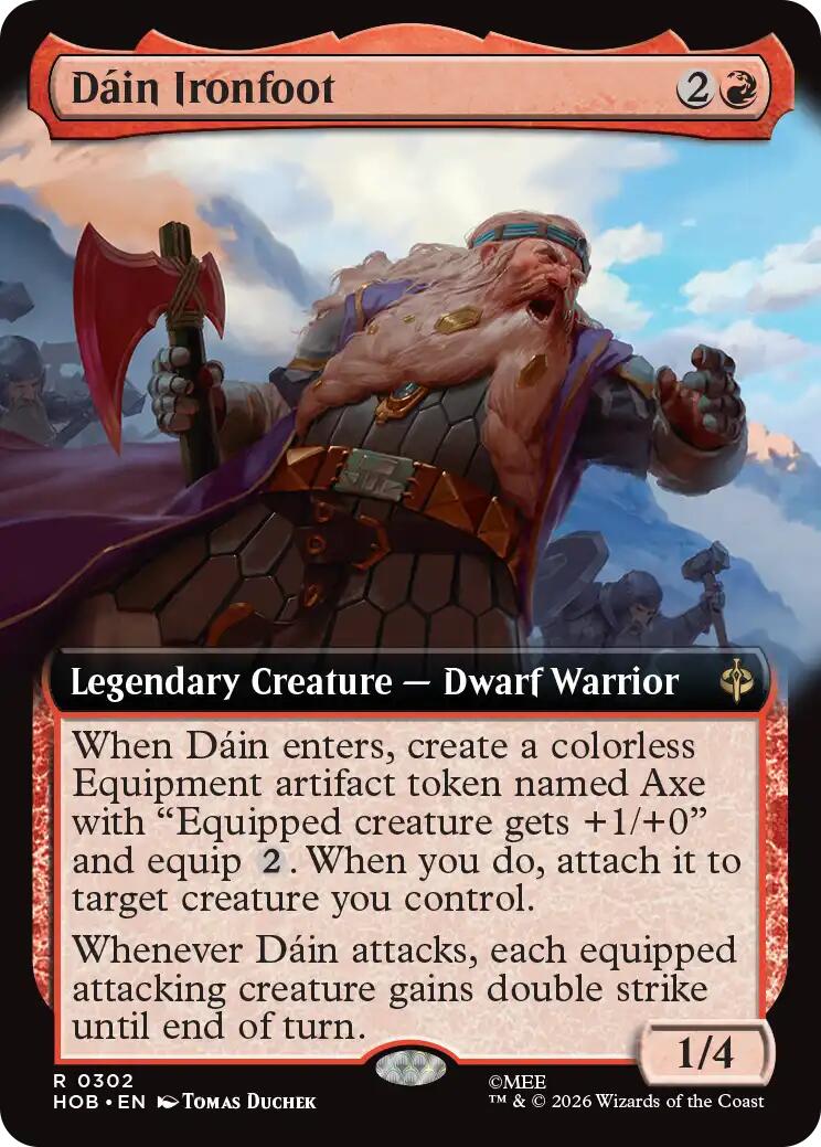 Dain Ironfoot (Extended Art) [The Hobbit] | Exor Games Truro