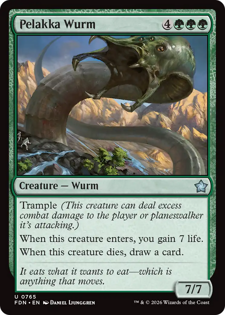Pelakka Wurm (0765) [Foundations] | Exor Games Truro