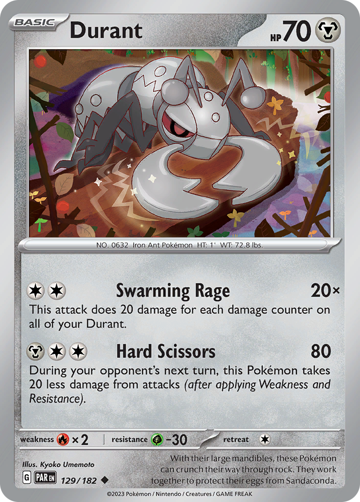 Durant (129/182) [Scarlet & Violet: Paradox Rift] | Exor Games Truro
