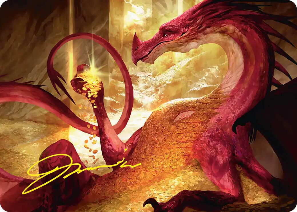 Gleaming Splendor Art Card (Gold-Stamped Signature) [The Hobbit Art Series] | Exor Games Truro