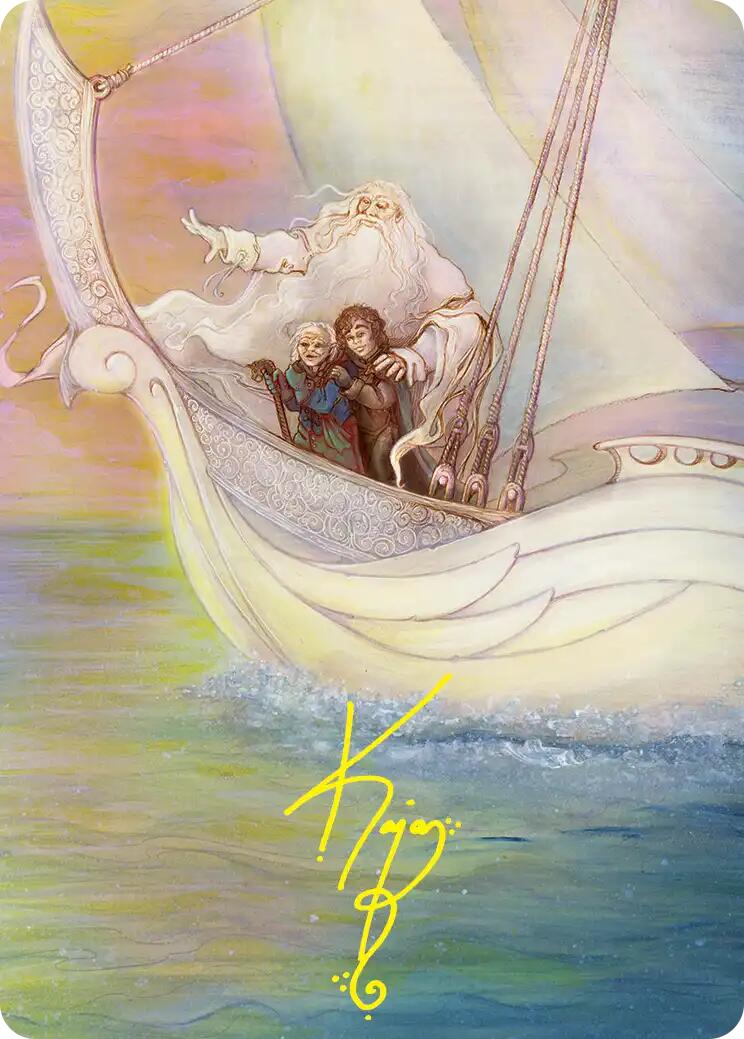 Dawn of a New Age Art Card (Gold-Stamped Signature) [The Hobbit Art Series] | Exor Games Truro