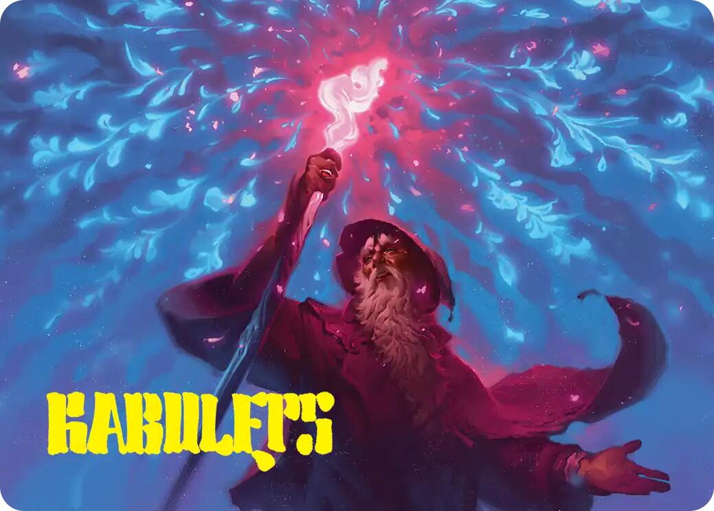 Wizard's Staff Art Card (Gold-Stamped Signature) [The Hobbit Art Series] | Exor Games Truro