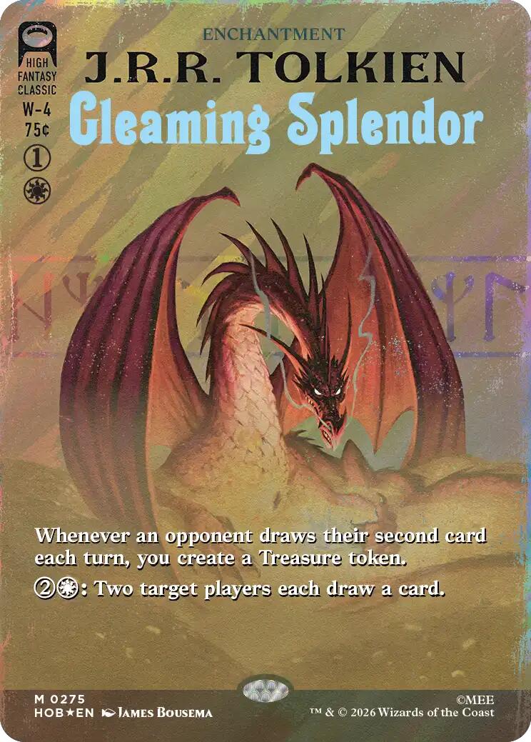 Gleaming Splendor (Borderless) (Surge Foil) [The Hobbit] | Exor Games Truro