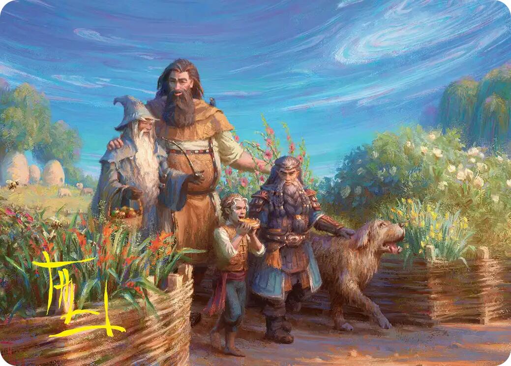 Beorn's Hospitality Art Card (Gold-Stamped Signature) [The Hobbit Art Series] | Exor Games Truro