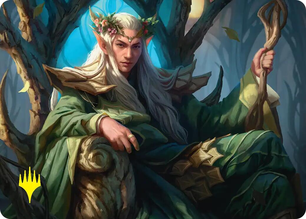 Thranduil, the Elvenking Art Card (Gold-Stamped) [The Hobbit Art Series] | Exor Games Truro