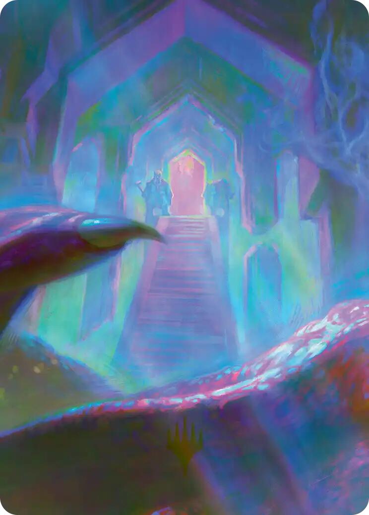 Dragon-Cursed Halls Art Card (8/12) [The Hobbit Art Series] | Exor Games Truro