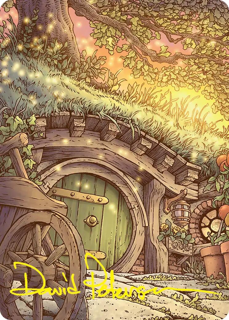 Plains (Summer) Art Card (Gold-Stamped Signature) [The Hobbit Art Series] | Exor Games Truro