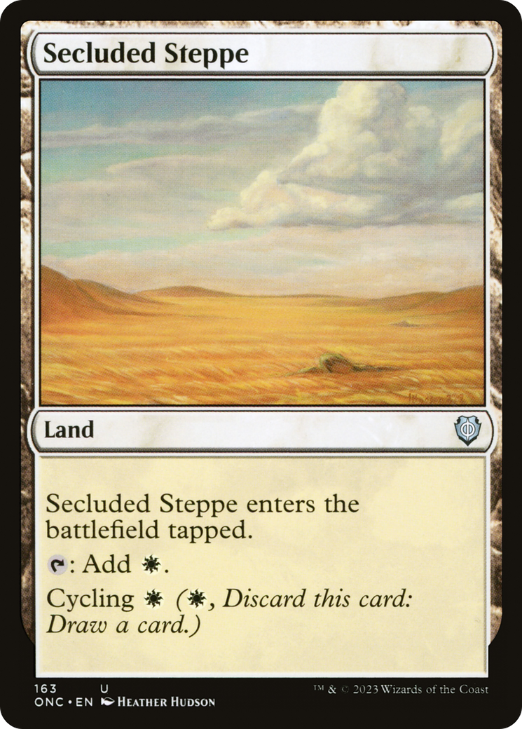 Secluded Steppe [Phyrexia: All Will Be One Commander] | Exor Games Truro