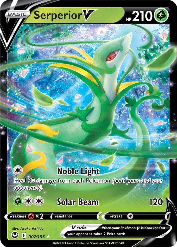 Serperior V (007/195) [Sword & Shield: Silver Tempest] | Exor Games Truro