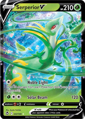 Serperior V (007/195) [Sword & Shield: Silver Tempest] | Exor Games Truro