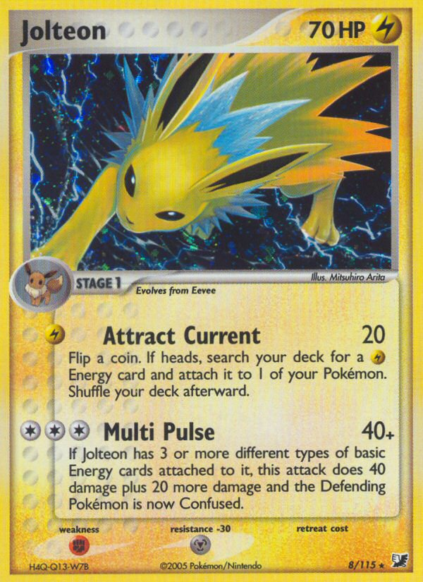 Jolteon (8/115) [EX: Unseen Forces] | Exor Games Truro