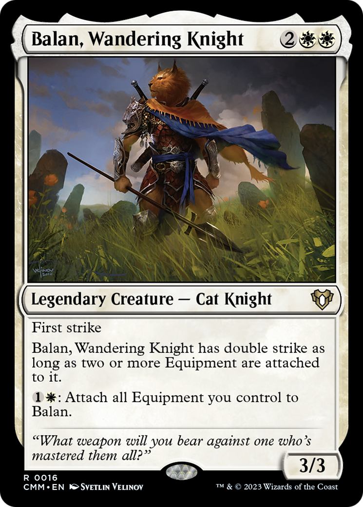 Balan, Wandering Knight [Commander Masters] | Exor Games Truro