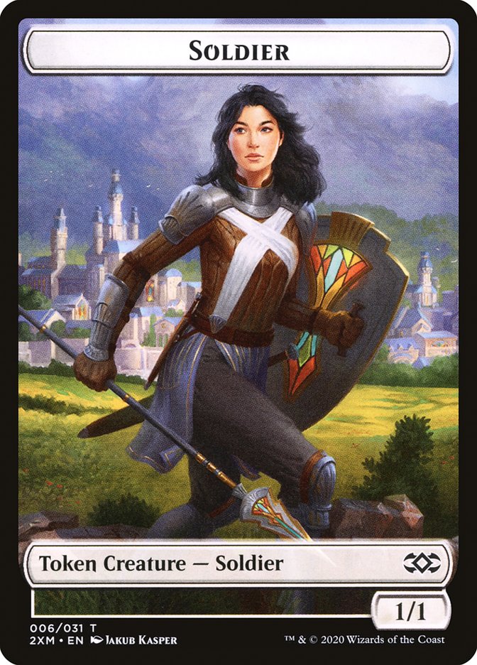 Soldier Token [Double Masters Tokens] | Exor Games Truro