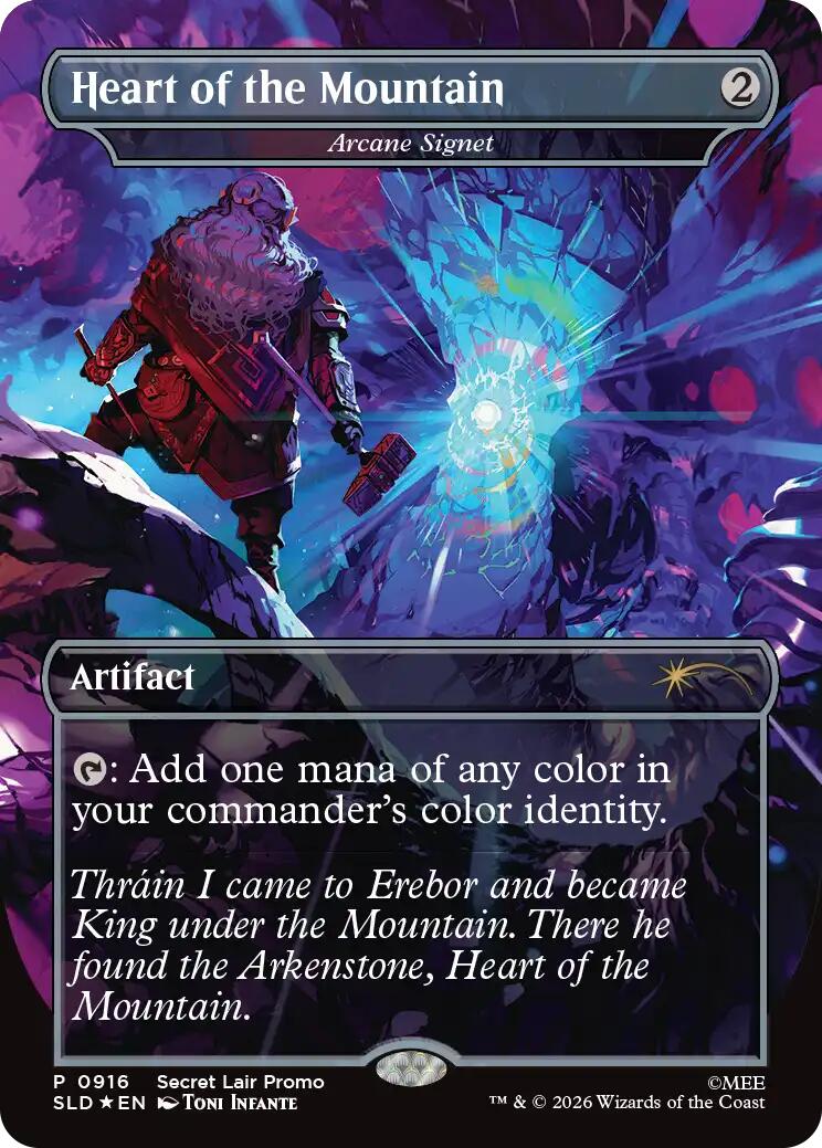 Heart of the Mountain - Arcane Signet [Secret Lair Drop Series] | Exor Games Truro