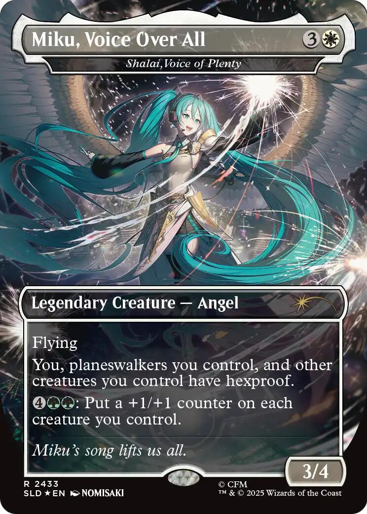 Miku, Voice Over All - Shalai, Voice of Plenty [Secret Lair Drop Series] | Exor Games Truro