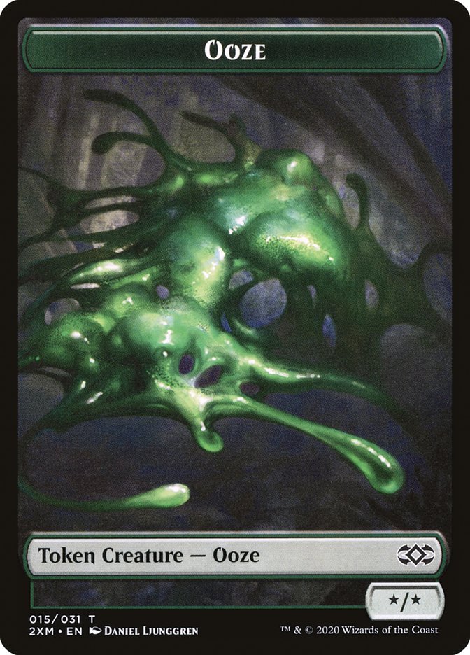 Myr (007) // Ooze Double-Sided Token [Double Masters Tokens] | Exor Games Truro